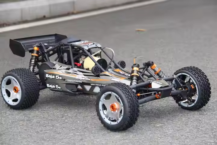 🏎️2.4G RC Racing Car 90km/h SY Baja 1/5 5B 30cc Gas 2 Stroke Engine off road Truck Gasoline Powered with Radio Controller