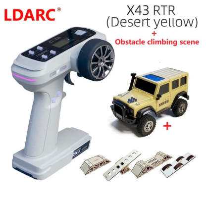 🚗LDARC X43 RTR/BNR 1/43 Crawler turbo RC car 4WD