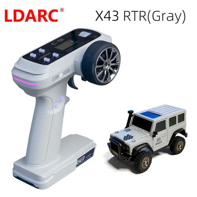 🚗LDARC X43 RTR/BNR 1/43 Crawler turbo RC car 4WD