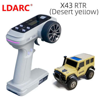 🚗LDARC X43 RTR/BNR 1/43 Crawler turbo RC car 4WD