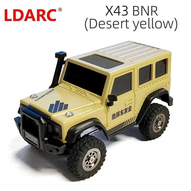 🚗LDARC X43 RTR/BNR 1/43 Crawler turbo RC car 4WD