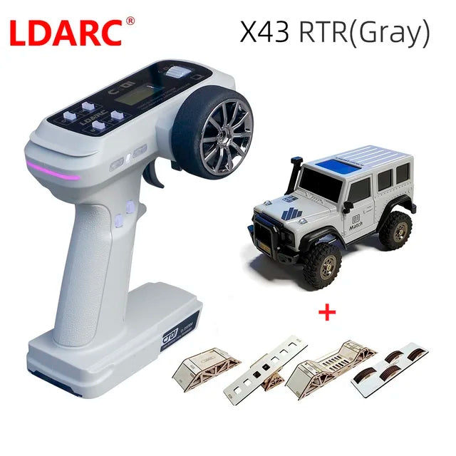 🚗LDARC X43 RTR/BNR 1/43 Crawler turbo RC car 4WD