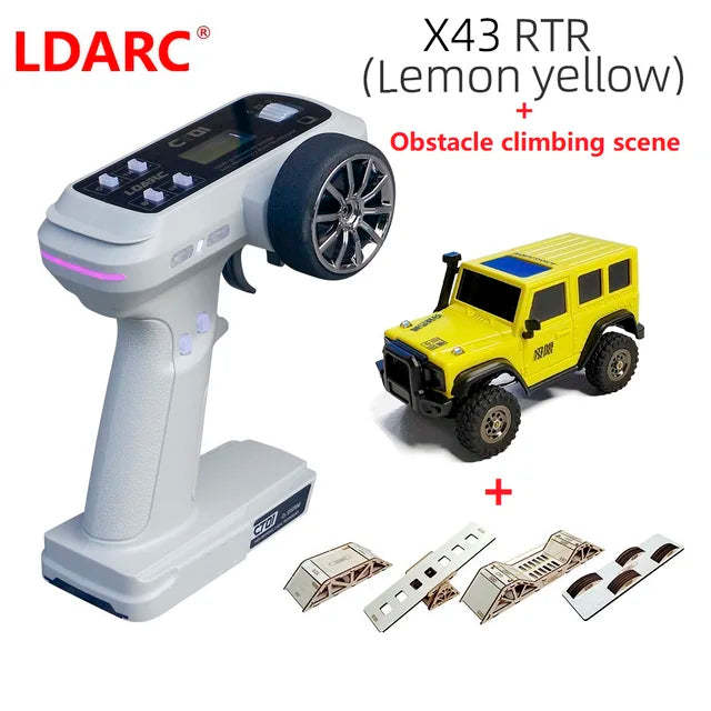 🚗LDARC X43 RTR/BNR 1/43 Crawler turbo RC car 4WD
