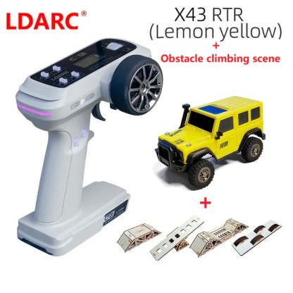 🚗LDARC X43 RTR/BNR 1/43 Crawler turbo RC car 4WD