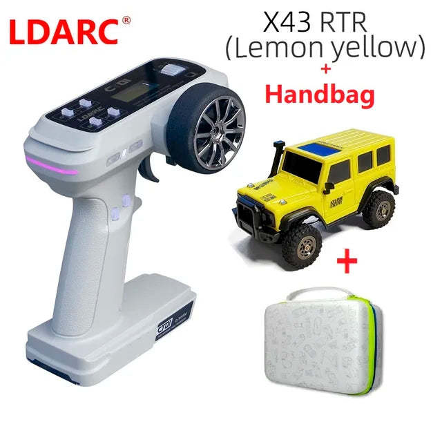 🚗LDARC X43 RTR/BNR 1/43 Crawler turbo RC car 4WD