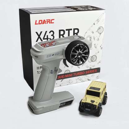 🚗LDARC X43 RTR/BNR 1/43 Crawler turbo RC car 4WD