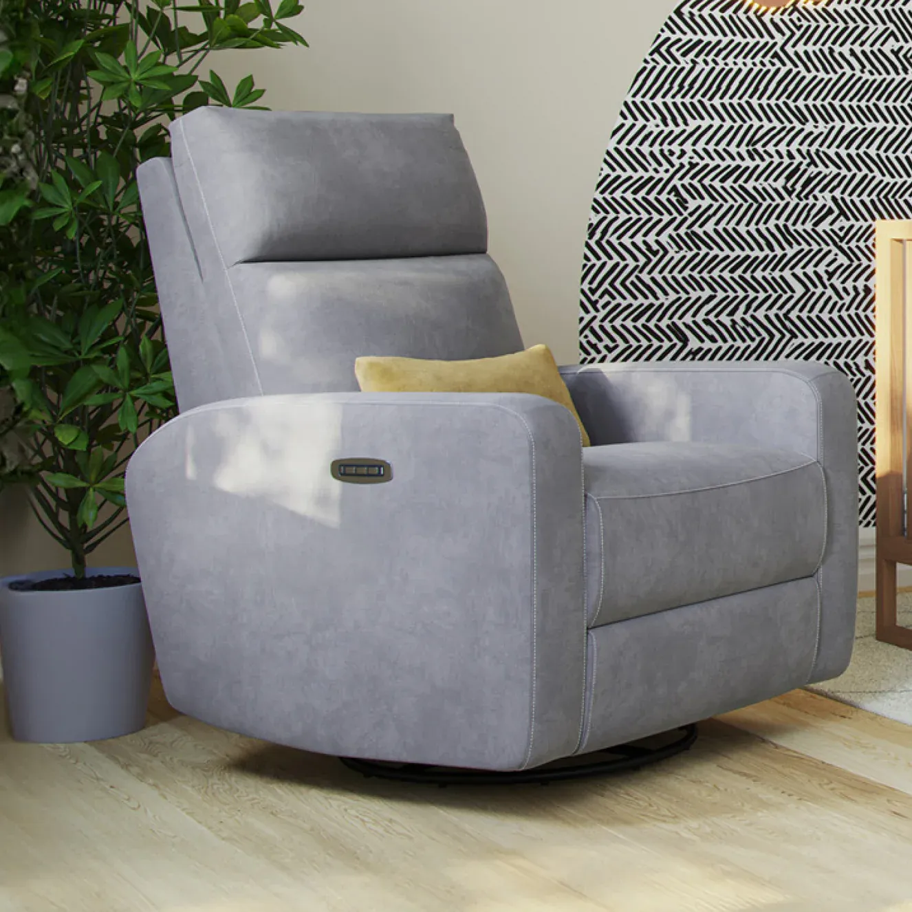 👶 The Glider Plus - Premium Nursery Power Recliner 