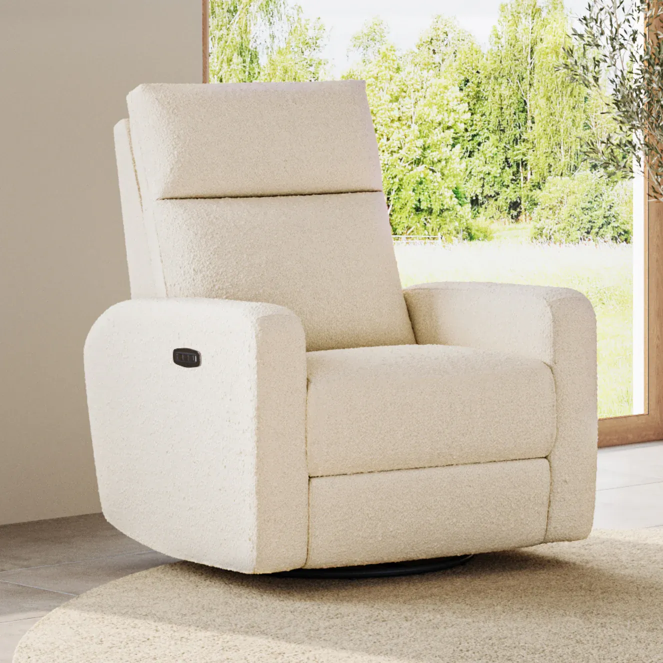👶 The Glider Plus - Premium Nursery Power Recliner 