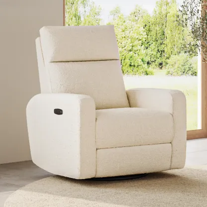 👶 The Glider Plus - Premium Nursery Power Recliner 