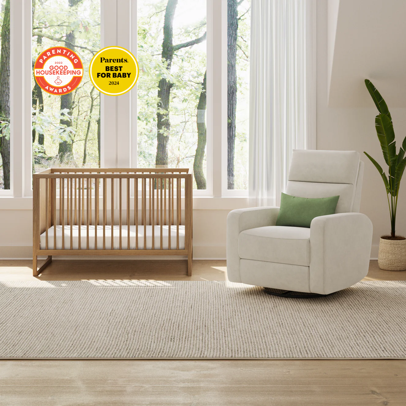 👶 The Glider Plus - Premium Nursery Power Recliner 