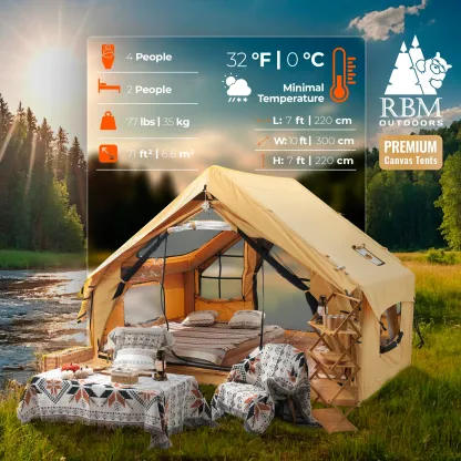⛺️RBM Inflatable tent Panda Medium for 1-4 person