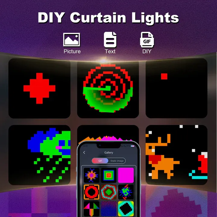 💡Led Curtain Light