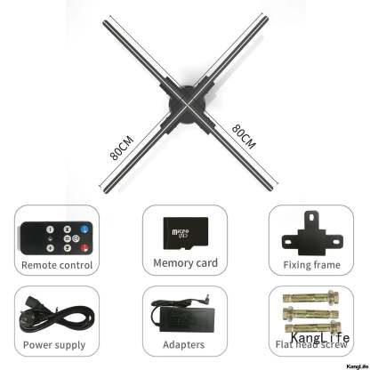 🌪️3D Fan Hologram Projector