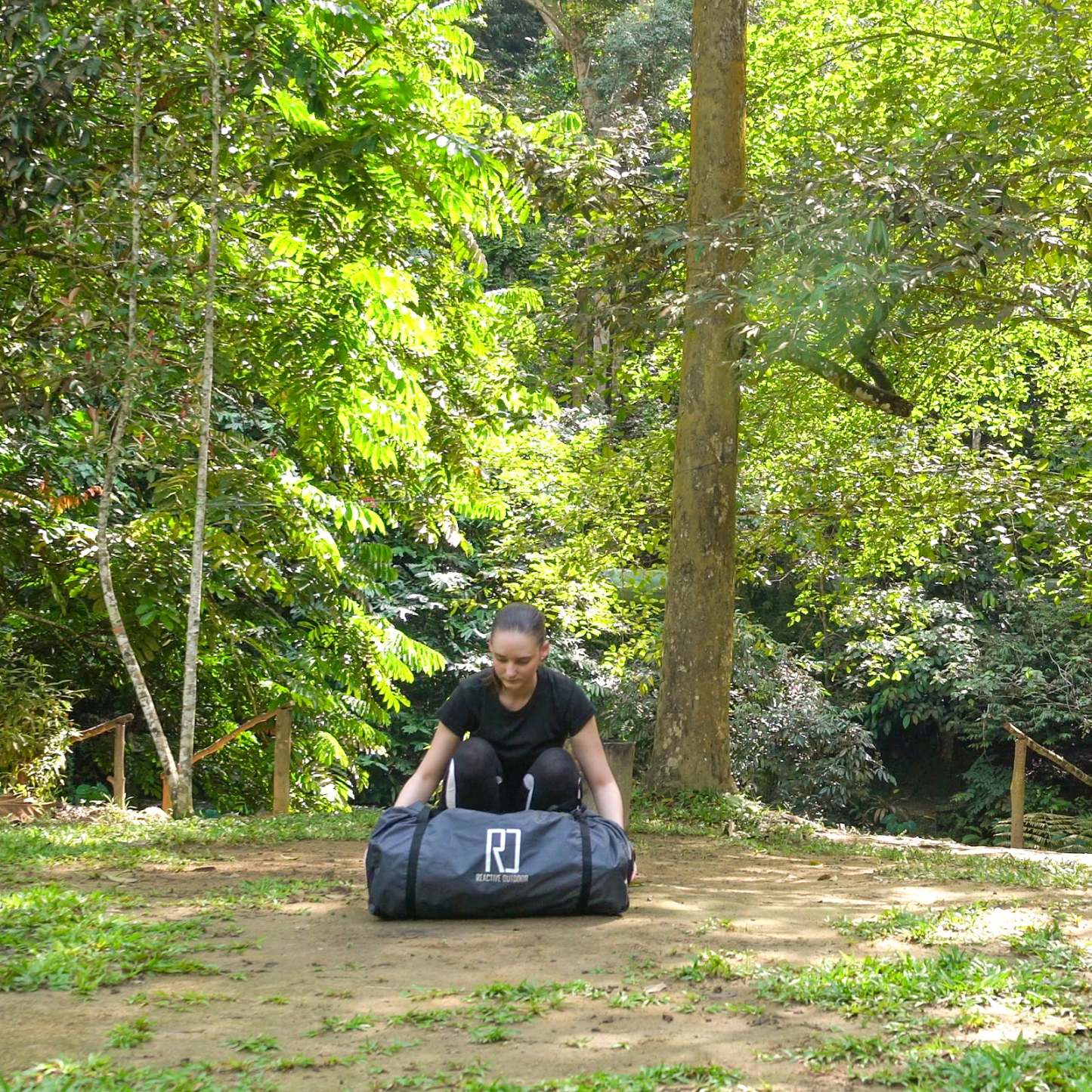 🔥2-Step Cabin Tent⛺Easiest, Fastest 1-Person Setup Inflatable Cabin Tent