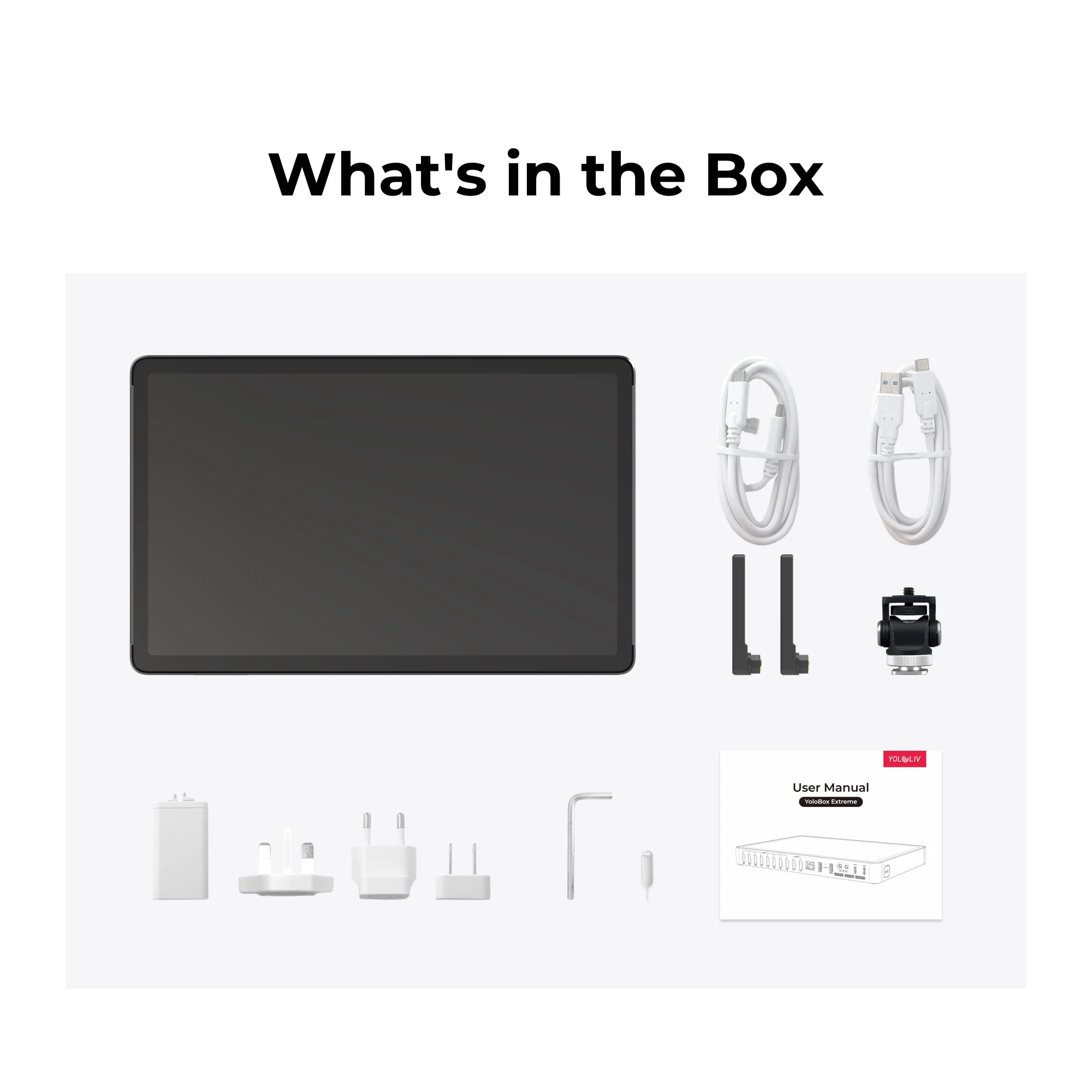🎬YoloBox Extreme, All-in-One 4K Live Video Streaming Equipment with 8 HDMI Inputs, Switcher Encoder Recorder