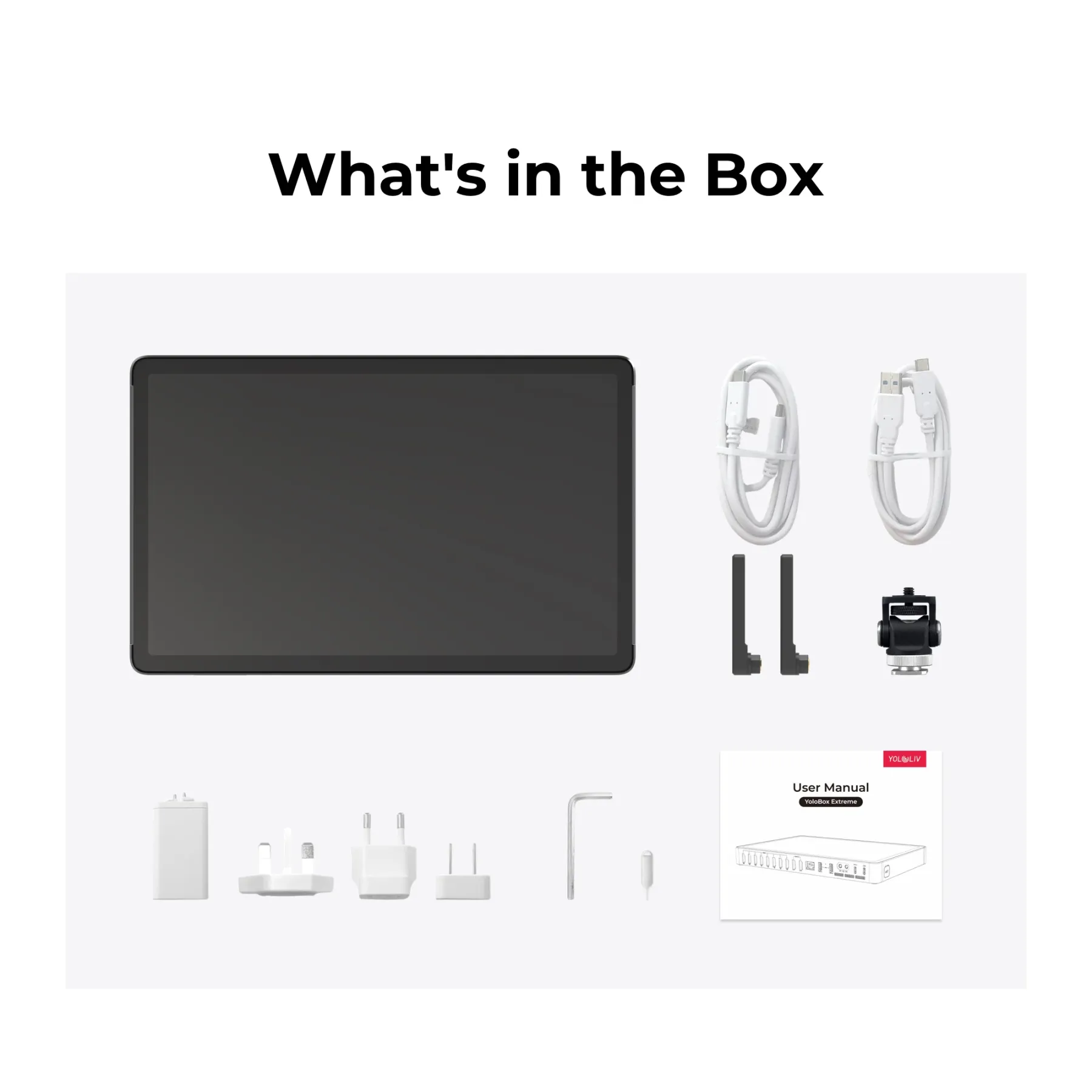 🎬YoloBox Extreme, All-in-One 4K Live Video Streaming Equipment with 8 HDMI Inputs, Switcher Encoder Recorder