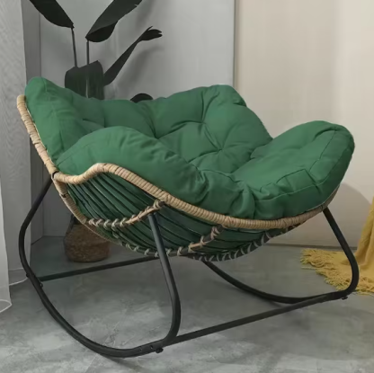 Light Luxury Rattan Rocking Chair
