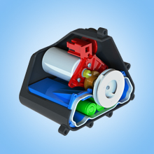 Pool Blaster Millennium powerful motor for strong suction