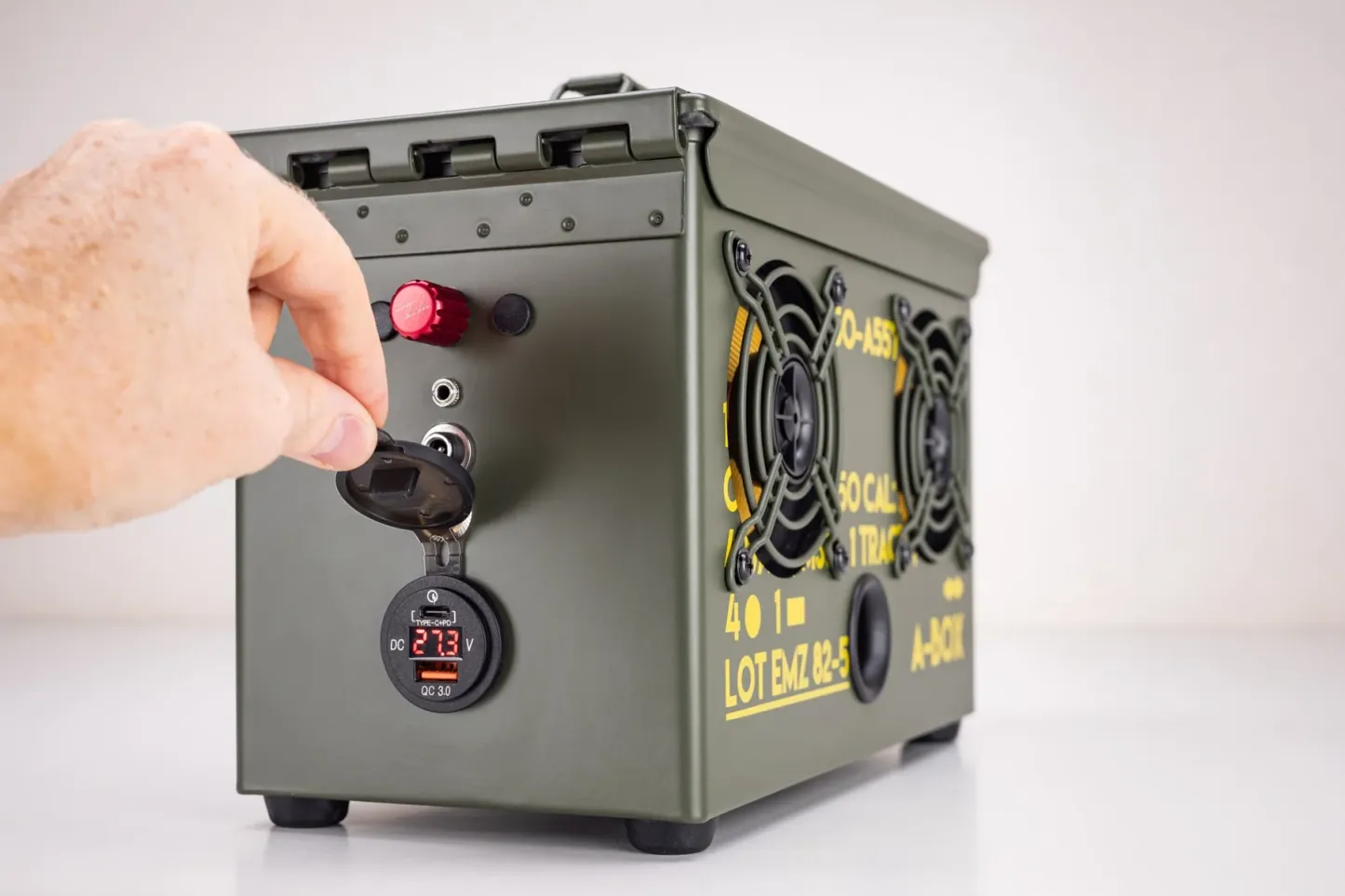 📣Original Box Speaker .50 CAL A-BOX OLIVE DRAB