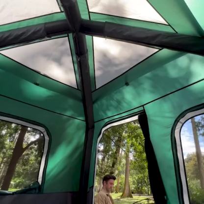 🔥2-Step Cabin Tent⛺Easiest, Fastest 1-Person Setup Inflatable Cabin Tent