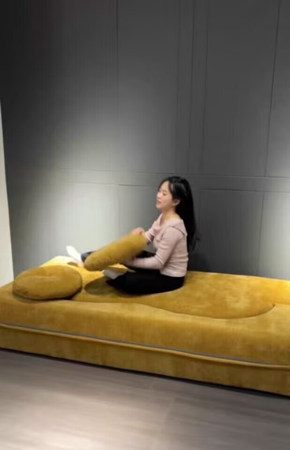 Space-Saving High-Density Foam Foldable Modular Reclining Sofa