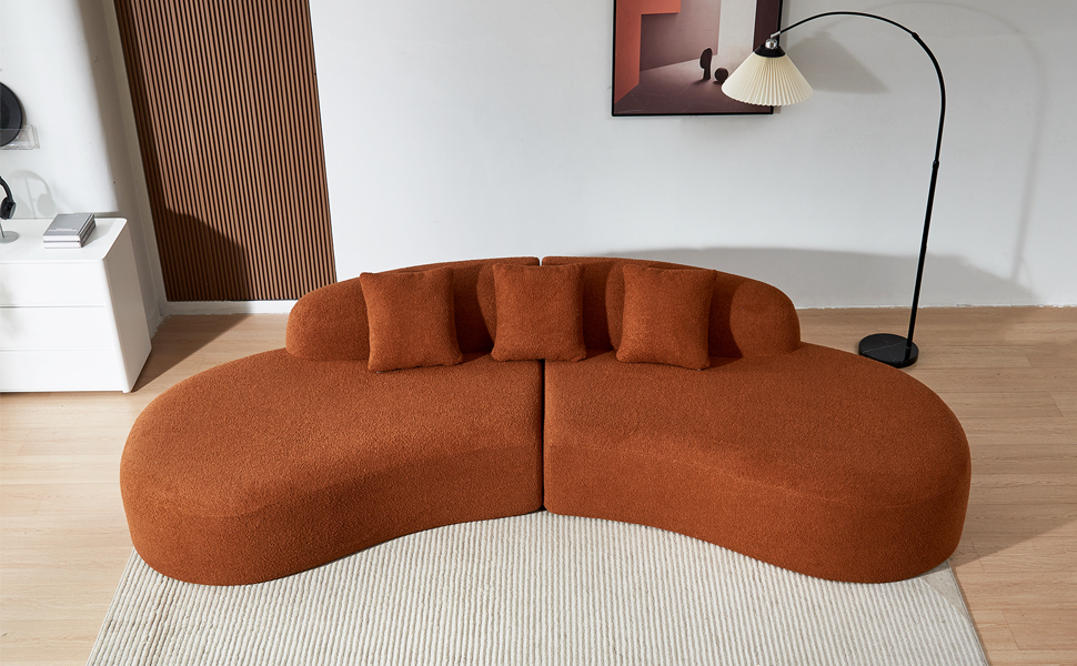 Curved sofa