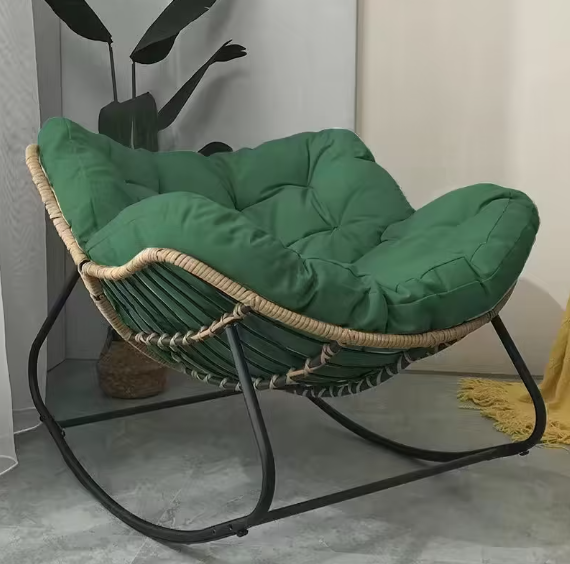 Light Luxury Rattan Rocking Chair