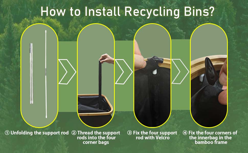 recycle bins for kitchen