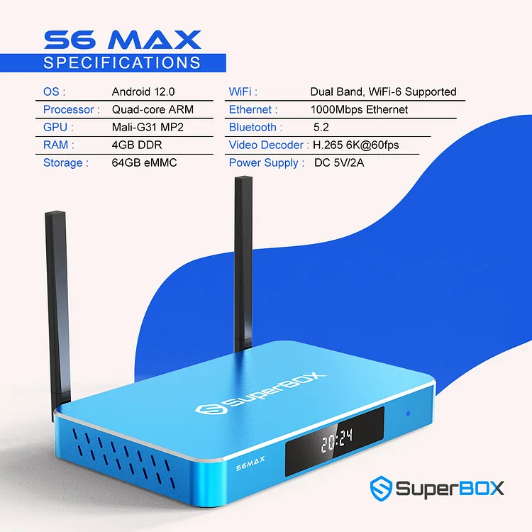 🔥2025 FLASH SALE🔥 SUPERBOX S6 MAX