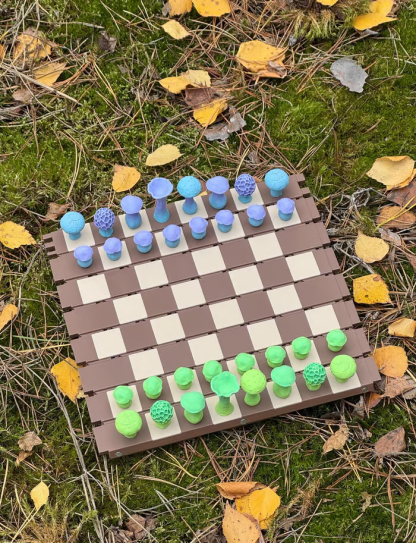 ♟️Magnetic Forest Mushrooms Chess【Worldwide Shipping】