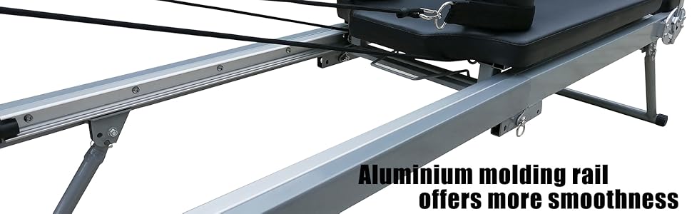 pilates reformer with alu rail