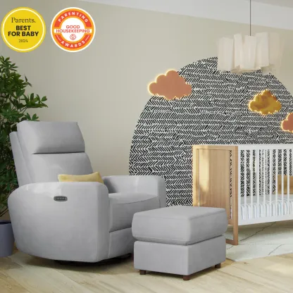 👶 The Glider Plus - Premium Nursery Power Recliner 