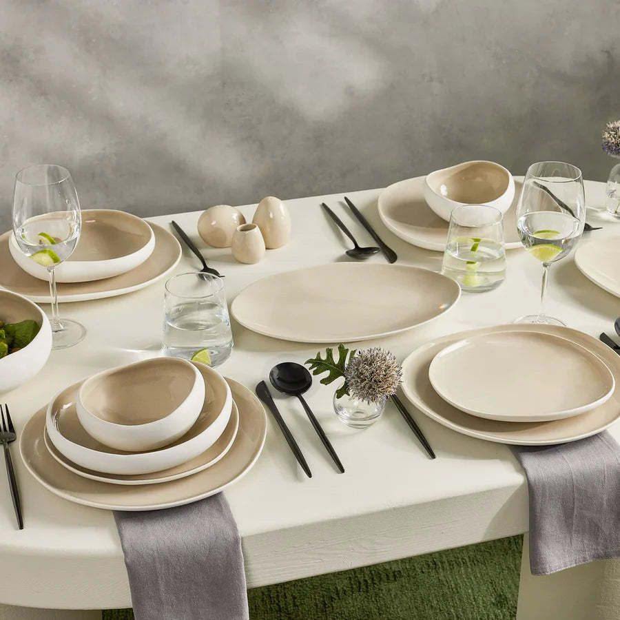 🔥Aurora Luxe 12-Person Dinner Set, 59-Piece Ensemble