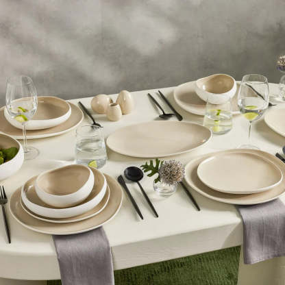 🔥Aurora Luxe 12-Person Dinner Set, 59-Piece Ensemble