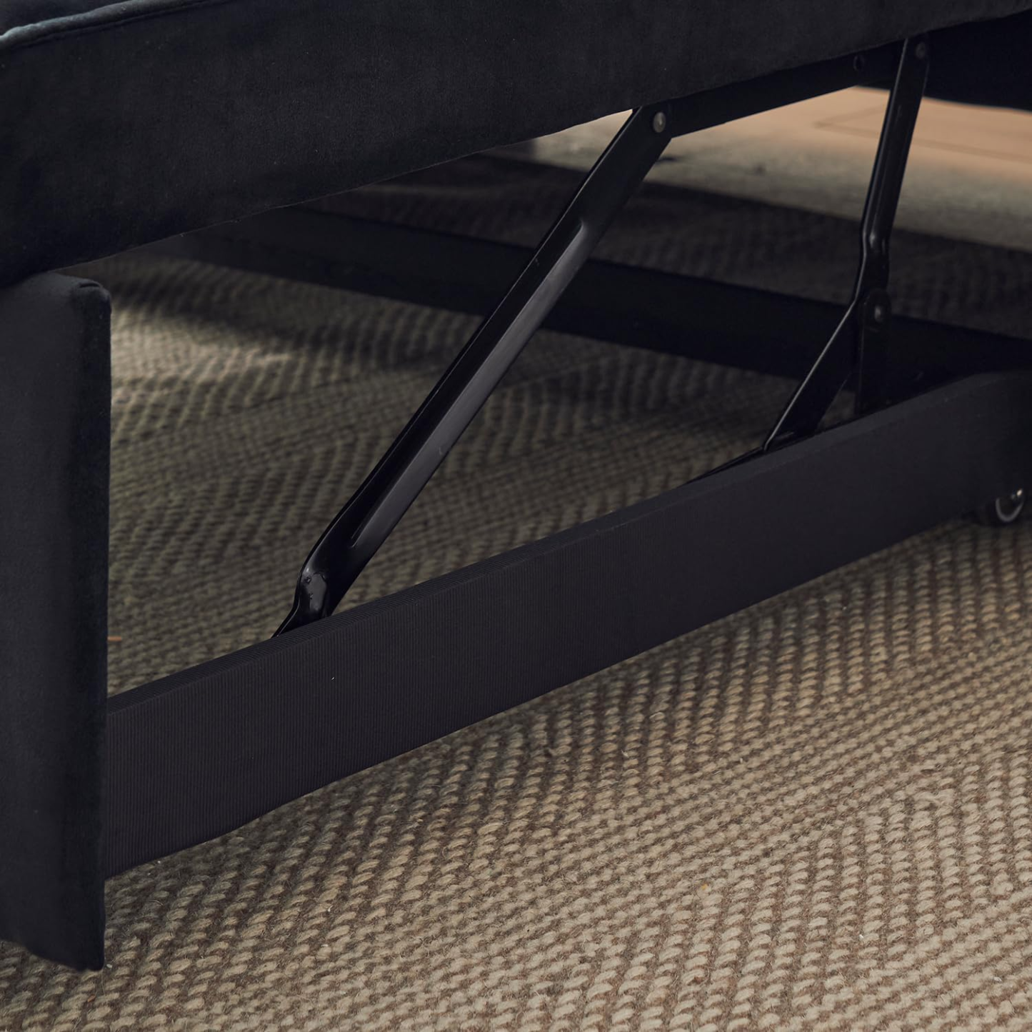 🛋3-in-1-Sofabett aus Samt