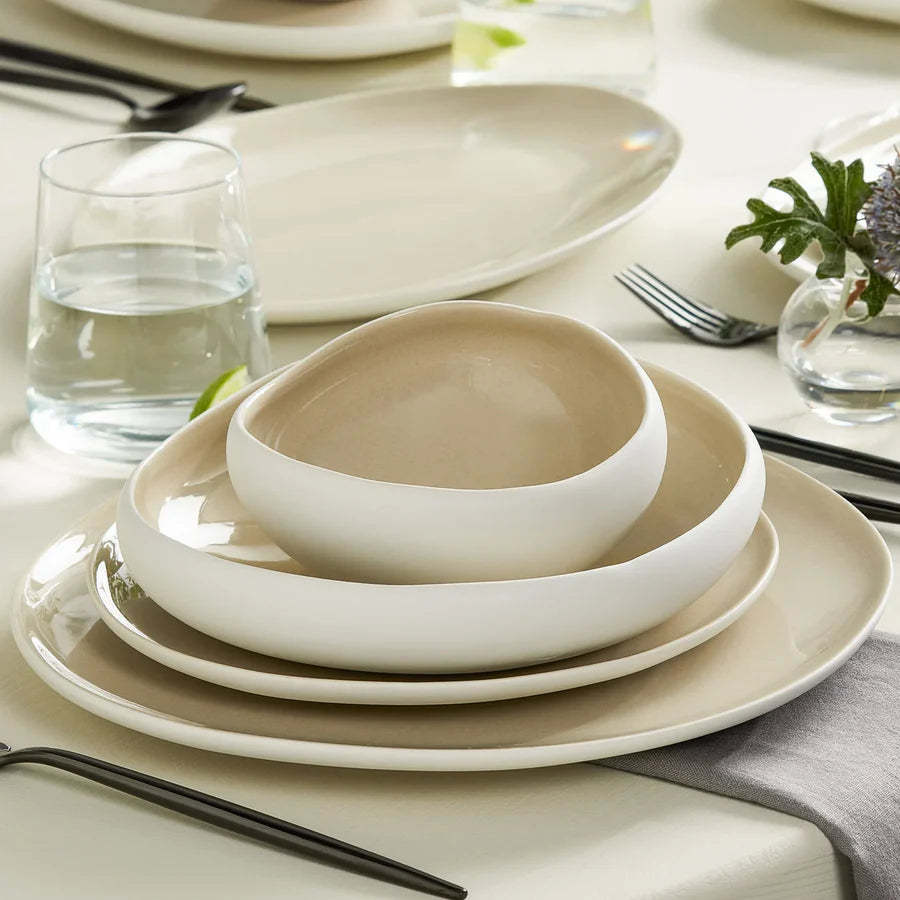 🔥Aurora Luxe 12-Person Dinner Set, 59-Piece Ensemble