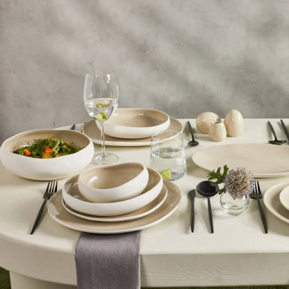 🔥Aurora Luxe 12-Person Dinner Set, 59-Piece Ensemble