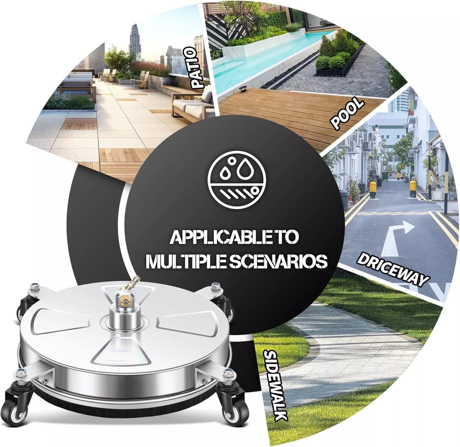 🚿Pressure Washer Surface Cleaner