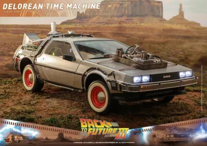 🚘Movie Masterpiece Back to the Future PART3 Delorean Time Machine 1/6 Scale Model
