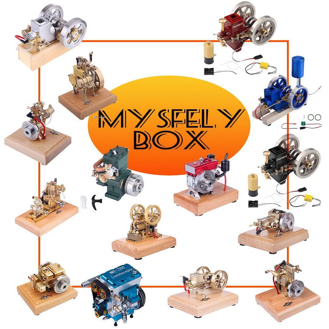 🎁Stirlingkit MINI 4 Stroke Engine Model Mystery Box Blind Box