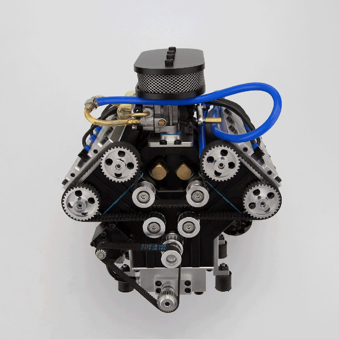 ENJOMOR V8 78CC GS-V8 Working Scale Model Engine Gas DOHC 4 Stroke Water-cooled Pre-Order - stirlingkit