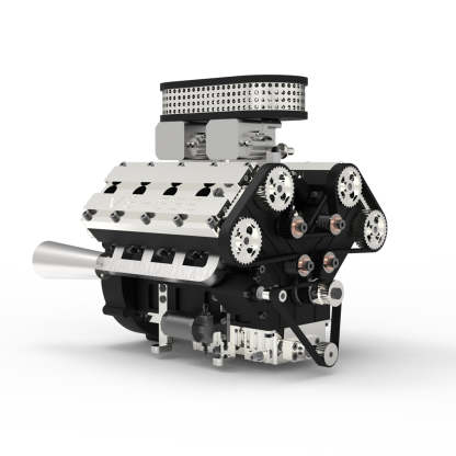 ENJOMOR V8 78CC GS-V8 Working Scale Model Engine Gas DOHC 4 Stroke Water-cooled Pre-Order - stirlingkit