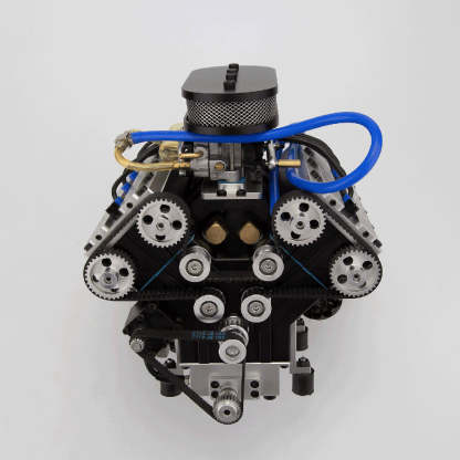 ENJOMOR V8 78CC GS-V8 Working Scale Model Engine Gas DOHC 4 Stroke Water-cooled Pre-Order - stirlingkit