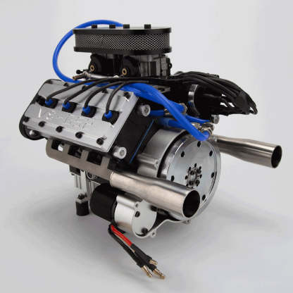 ENJOMOR V8 78CC GS-V8 Working Scale Model Engine Gas DOHC 4 Stroke Water-cooled Pre-Order - stirlingkit
