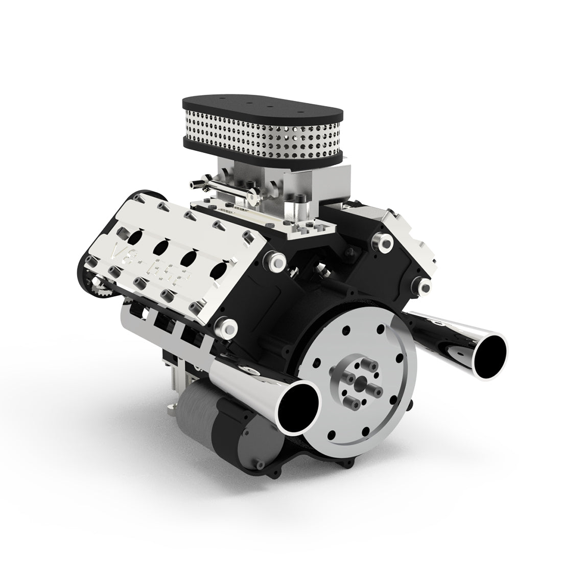 ENJOMOR V8 78CC GS-V8 Working Scale Model Engine Gas DOHC 4 Stroke Water-cooled Pre-Order - stirlingkit