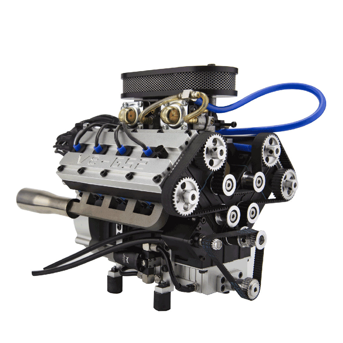 ENJOMOR V8 78CC GS-V8 Working Scale Model Engine Gas DOHC 4 Stroke Water-cooled Pre-Order - stirlingkit