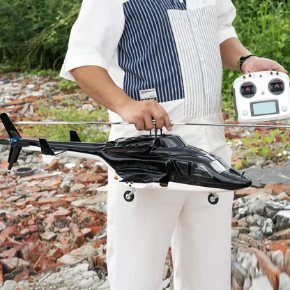 ✈FLYWING FW450L Big Airwolf GPSRC Helicopter 2.4G RC 6CH 450-Class Electric Airplane Model
