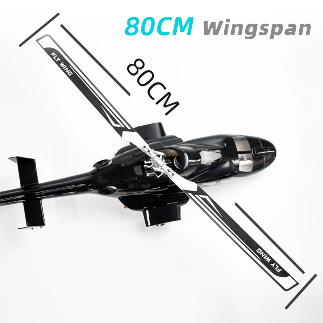 ✈FLYWING FW450L Big Airwolf GPSRC Helicopter 2.4G RC 6CH 450-Class Electric Airplane Model