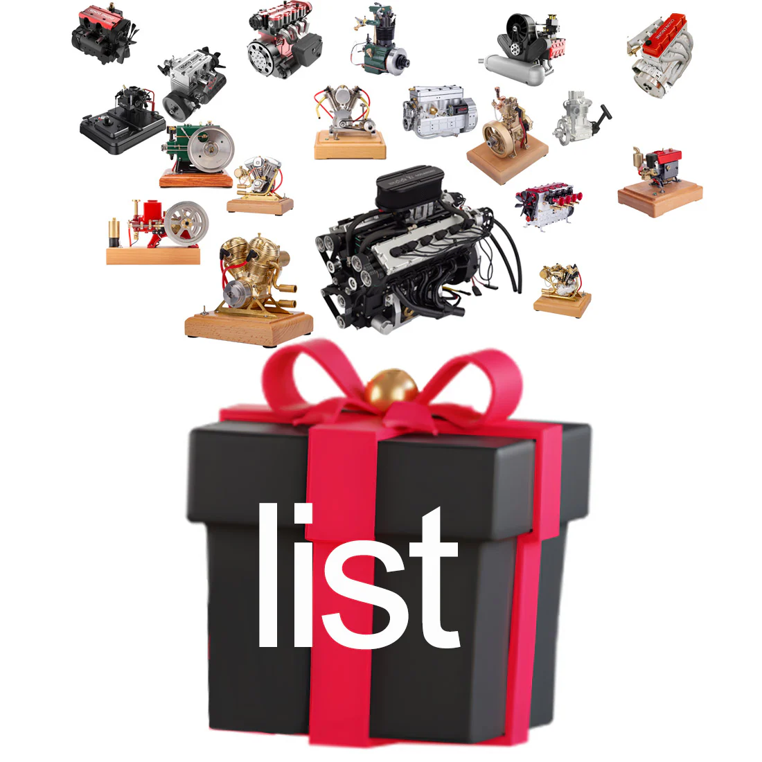 🎁Stirlingkit MINI 4 Stroke Engine Model Mystery Box Blind Box