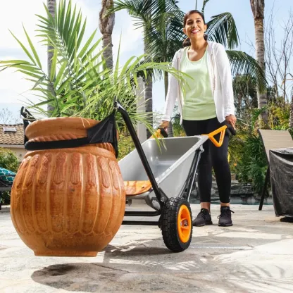 🛒Aerocart 8-in-1 Yard Cart / Wheelbarrow / Dolly